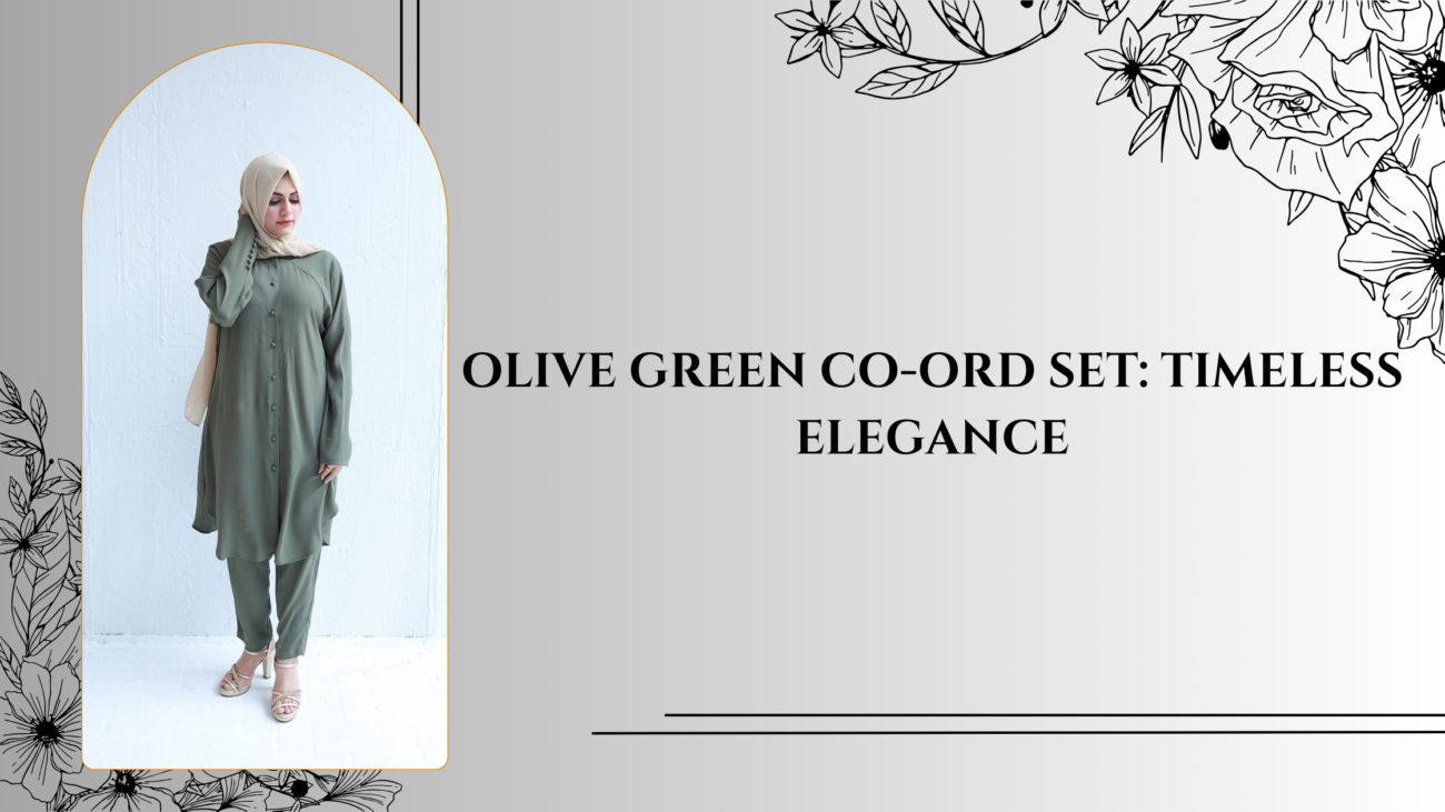 Olive Green Co-ord set